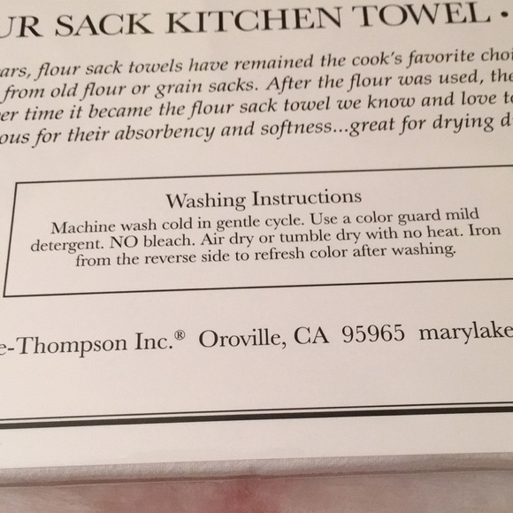 Lavender Bundle Designer Flour Sack Dish Towel NWT - Picture 6 of 12